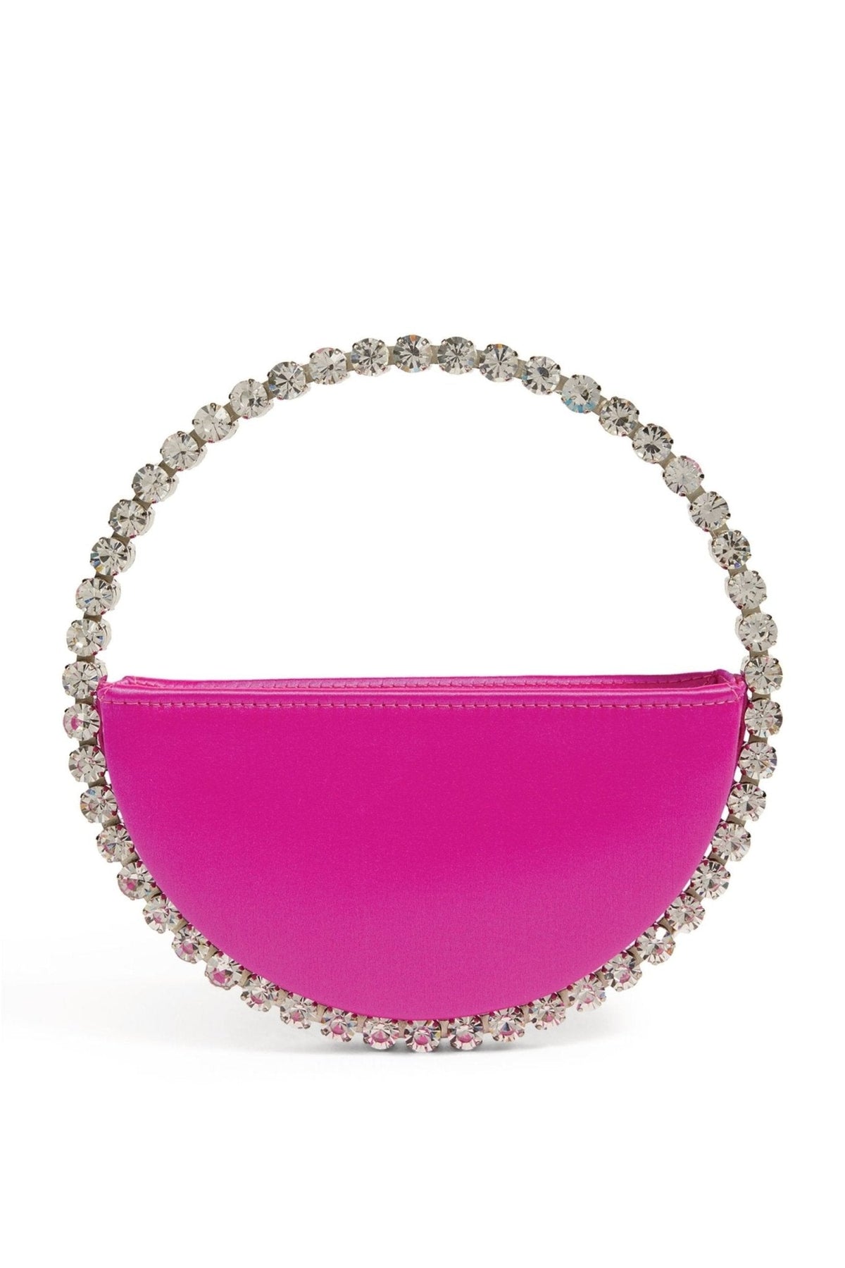 Bolsa Laço Diamante – Cetim Rosa Vibrante