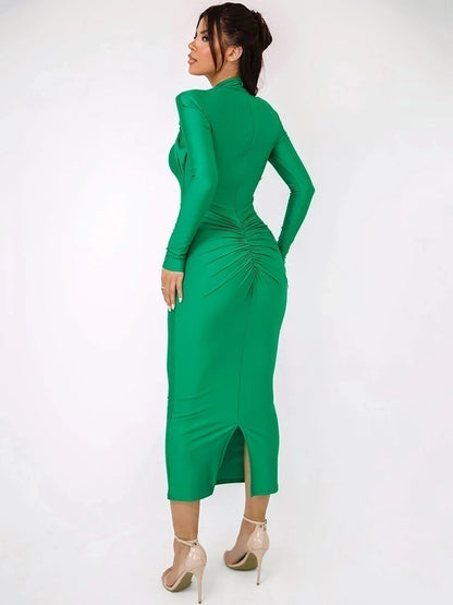 Vestido Elegante Geométrico - Beatriz
