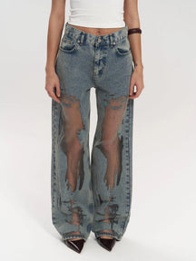 Calça Jeans de Cintura Alta The Lumara