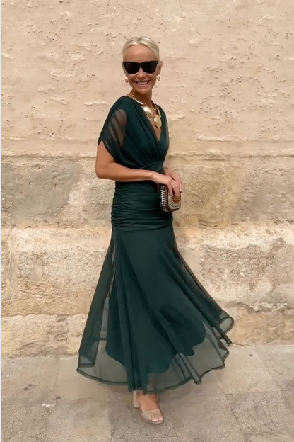 Vestido Maxi Chocolate Tulle