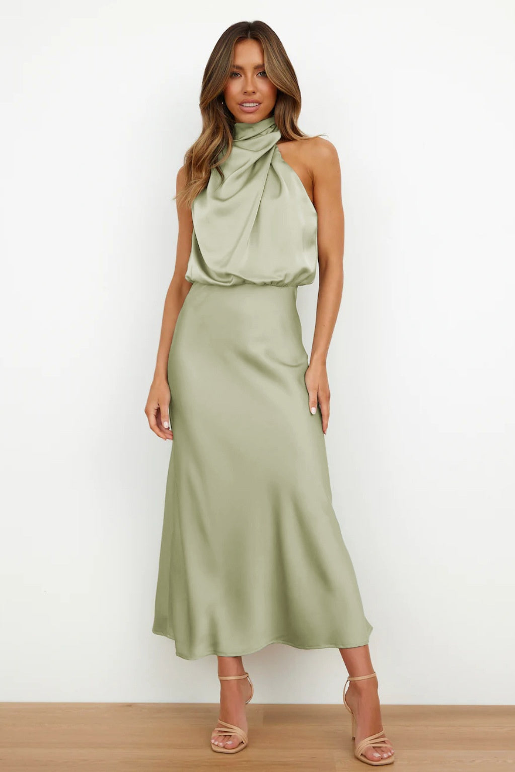 Vestido Longo Esther – Verde Claro