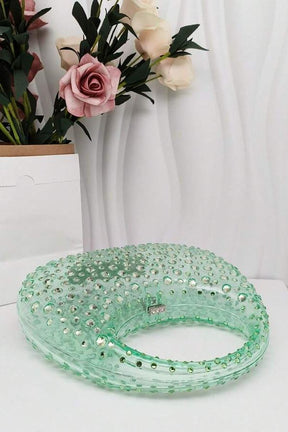 Clutch Brilho de Diamante – Acrílico Glamour
