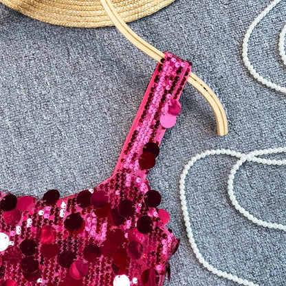 Top Brilho Strass Carnaval