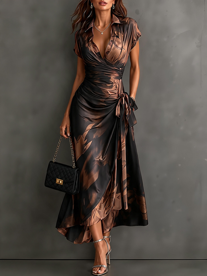 Vestido Midi Transpassado Francesca