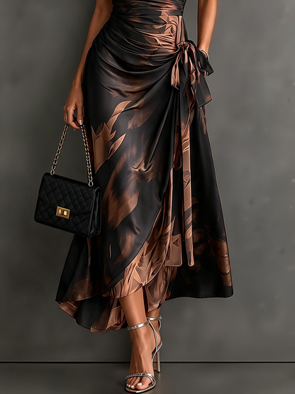 Vestido Midi Transpassado Francesca