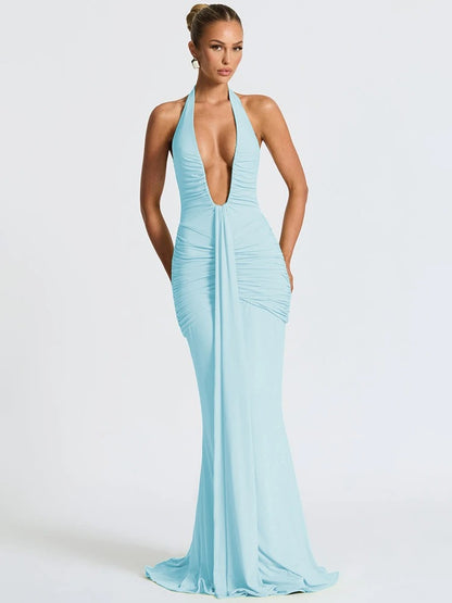 Vestido Feminino Longo Decote - Aylin