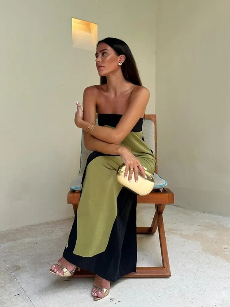 Vestido Longo Tomara que Caia Estampado - Nicole
