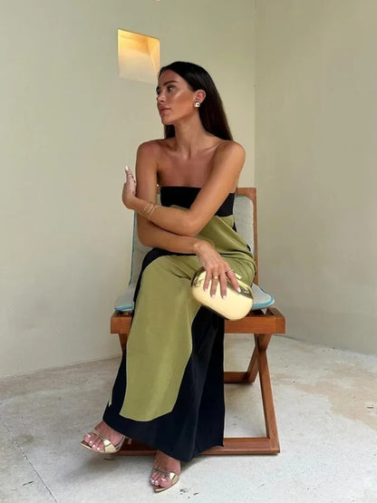 Vestido Longo Tomara que Caia Estampado - Nicole