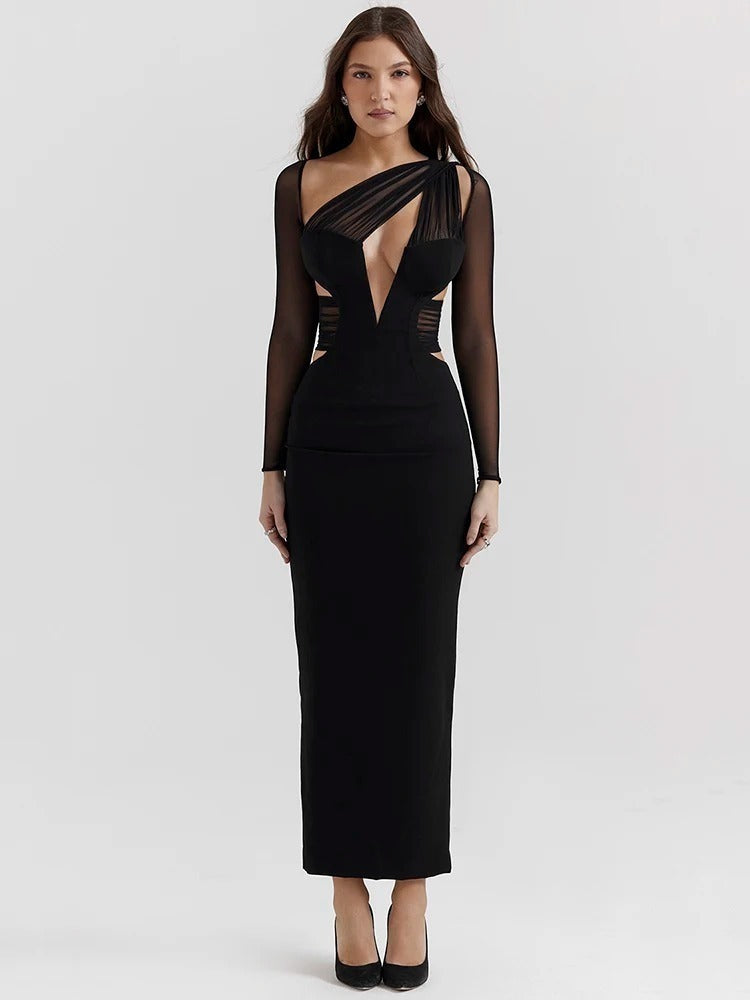 Vestido Elegante Decote - Barbara