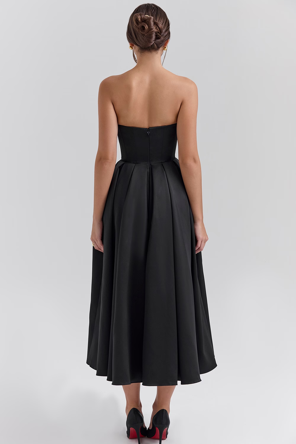 Vestido Longo Tomara que Caia Bustier Celeste