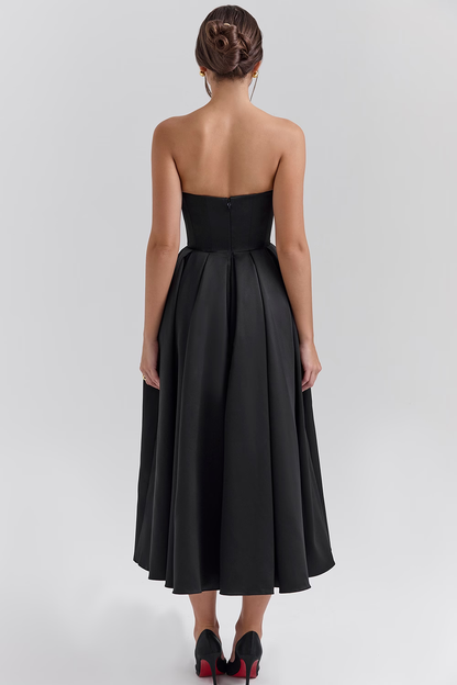 Vestido Longo Tomara que Caia Bustier Celeste