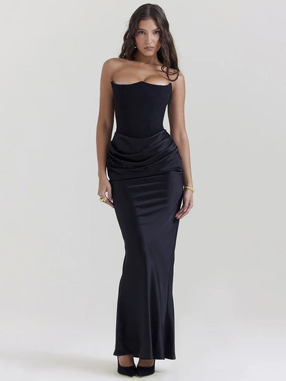Vestido Elegante Midi Corset - Eduarda