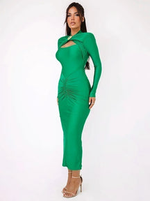 Vestido Elegante Geométrico - Beatriz