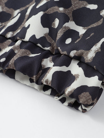 Jaqueta Casual com Estampa Animal Print - Leopard