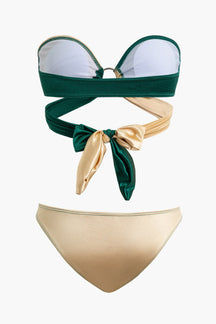 Biquíni Contrast com Nó