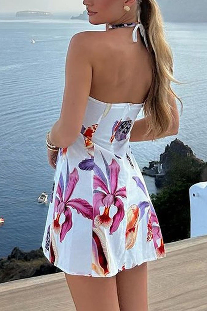 Vestido Freya Mini – Bouquet à Beira-Mar