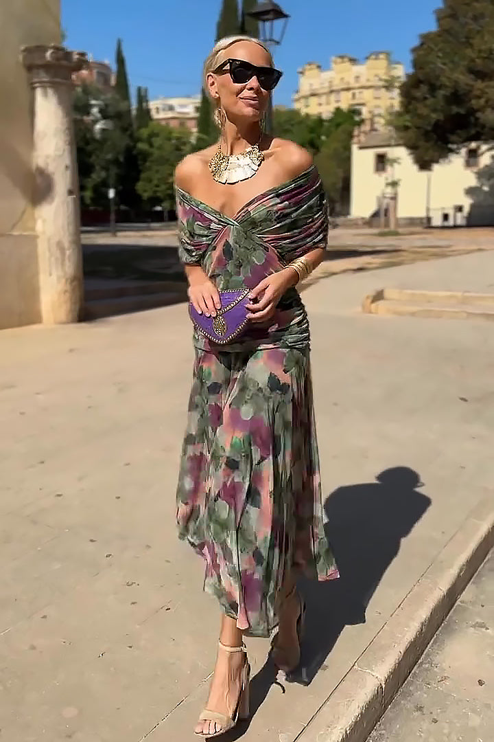 Vestido Maxi Chocolate Tulle