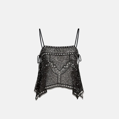 Blusa Brilho Verão Carnaval Britney
