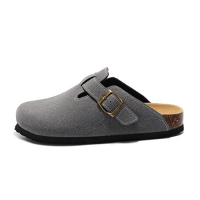 Clog Casual Conforto - Cinza Escuro