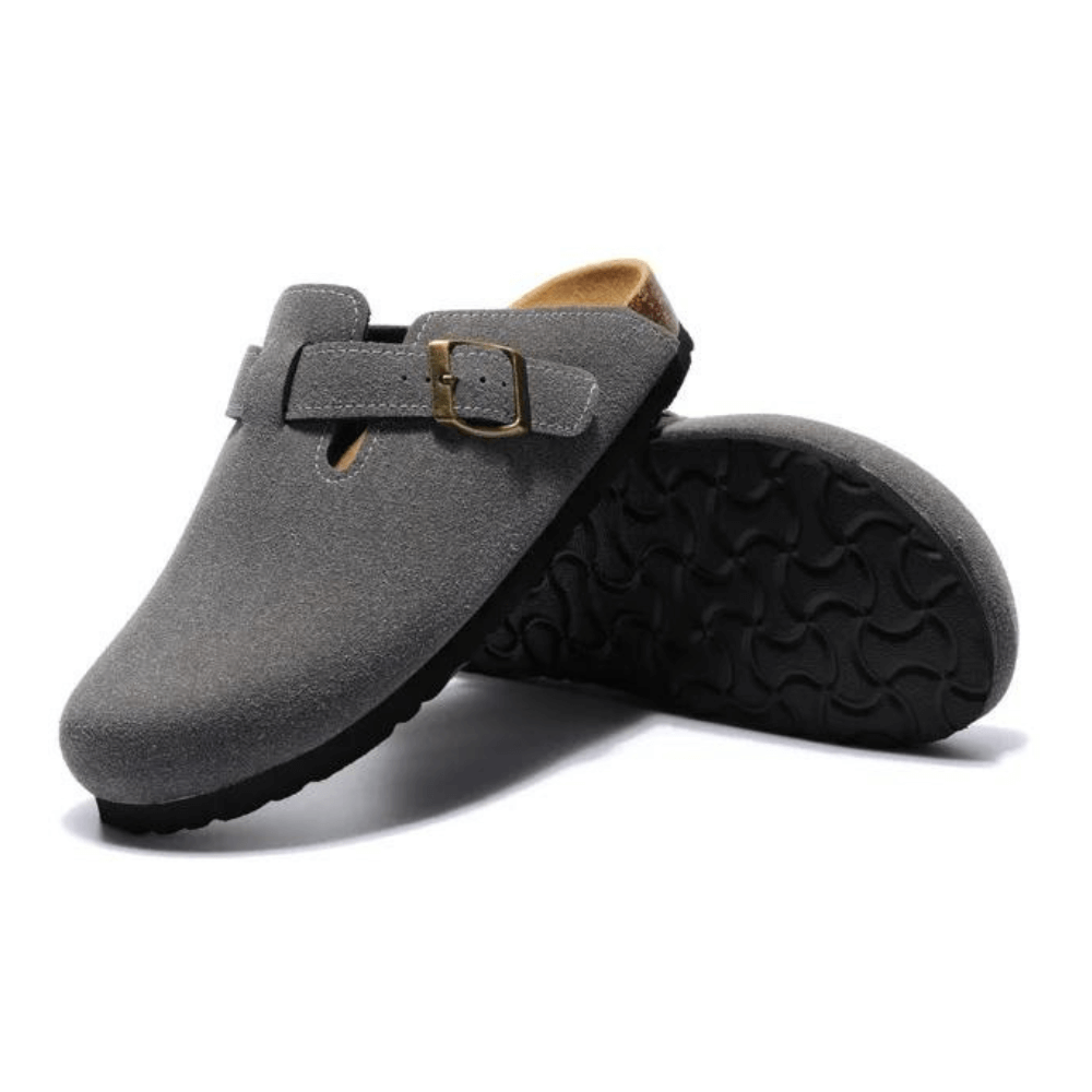 Clog Casual Conforto - Cinza Escuro