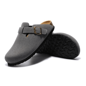 Clog Casual Conforto - Cinza Escuro