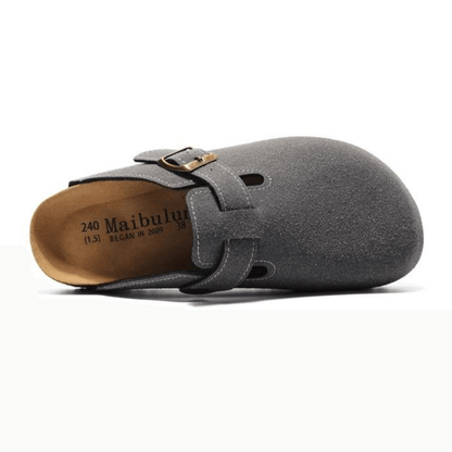 Clog Casual Conforto - Cinza Escuro