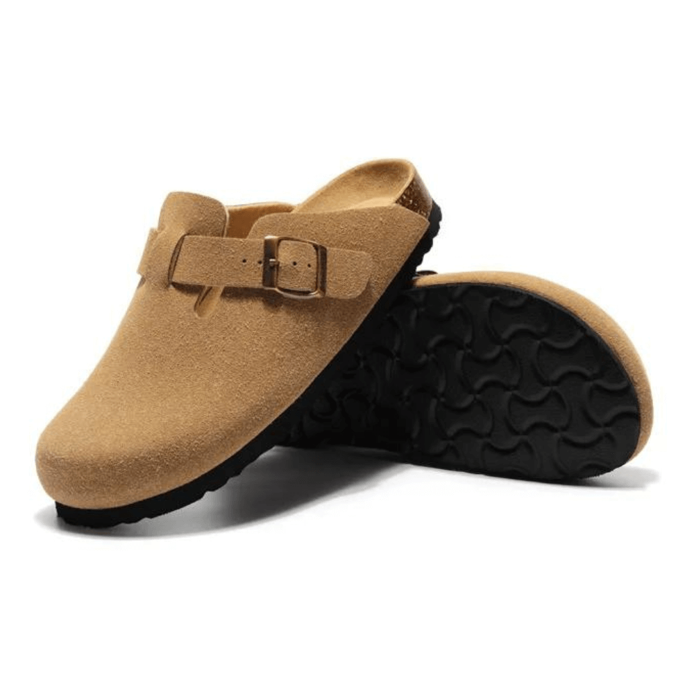 Clog Casual Conforto - Marrom Claro