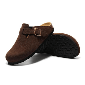 Clog Casual Conforto - Marrom Escuro