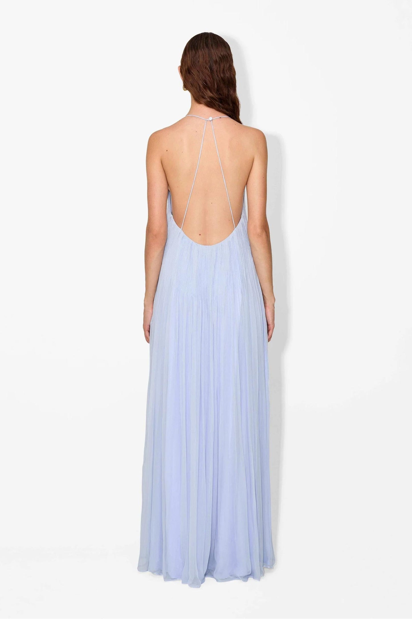 Vestido Longo Haydin Hydrangea em Viscose