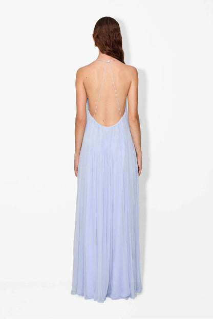 Vestido Longo Haydin Hydrangea em Viscose