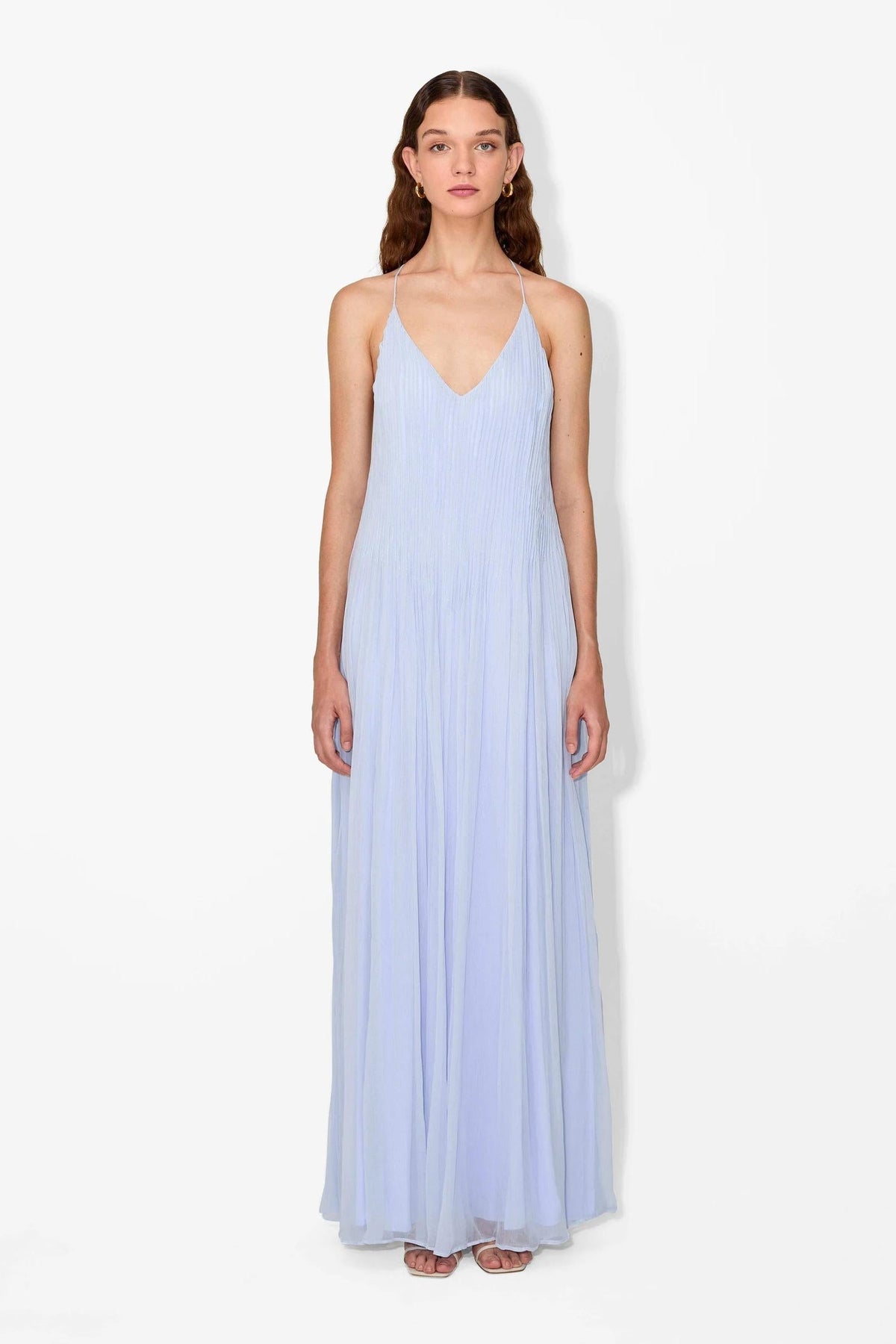 Vestido Longo Haydin Hydrangea em Viscose