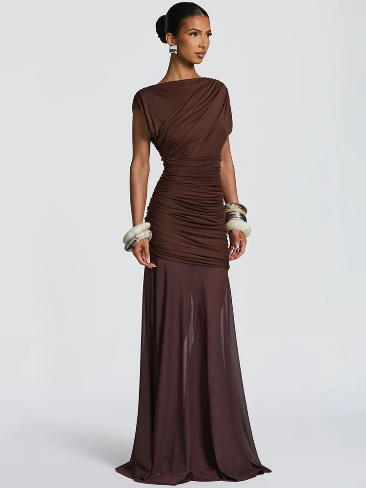 Vestido Feminino Longo Elegante – Valéria