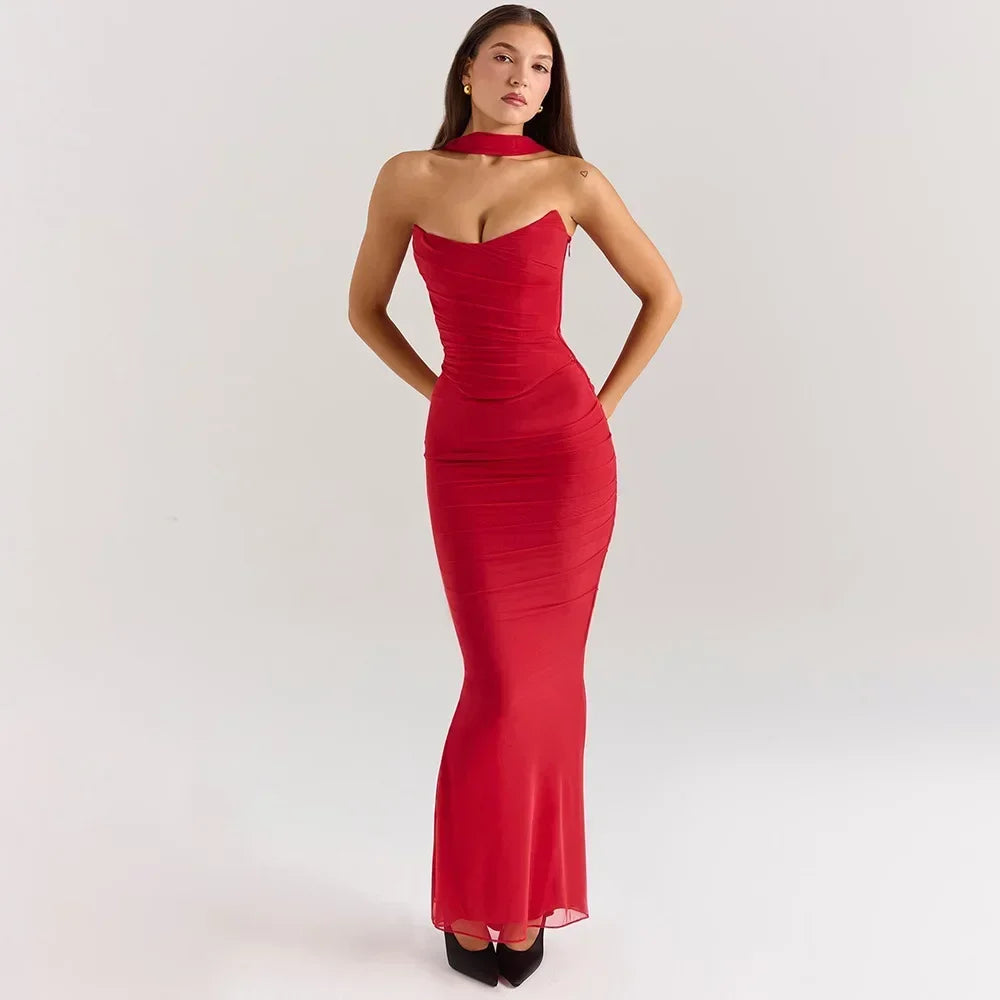Conjunto Elegância Solar – Top Cropped e Saia Longa