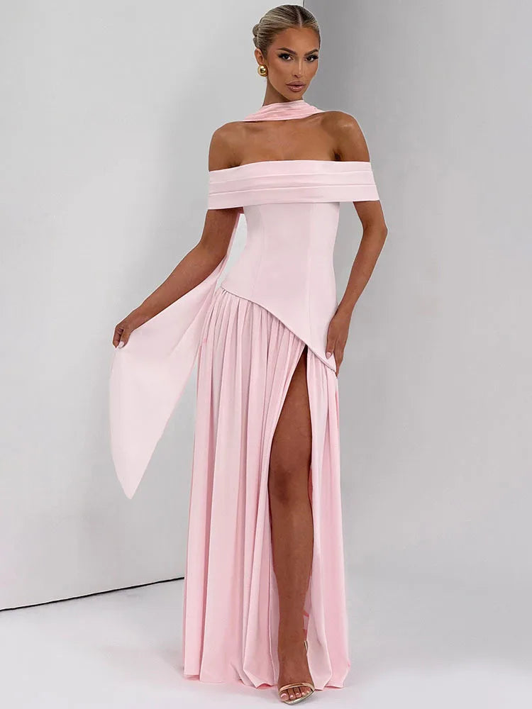 Vestido Feminino Longo Elegante – Alessandra