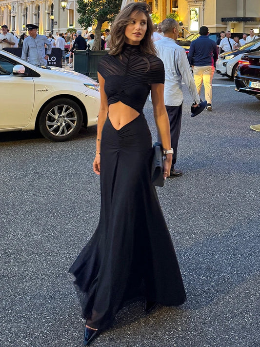 Vestido Sedução – Detalhes Vazados e Franzidos