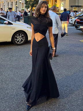 Vestido Sedução – Detalhes Vazados e Franzidos