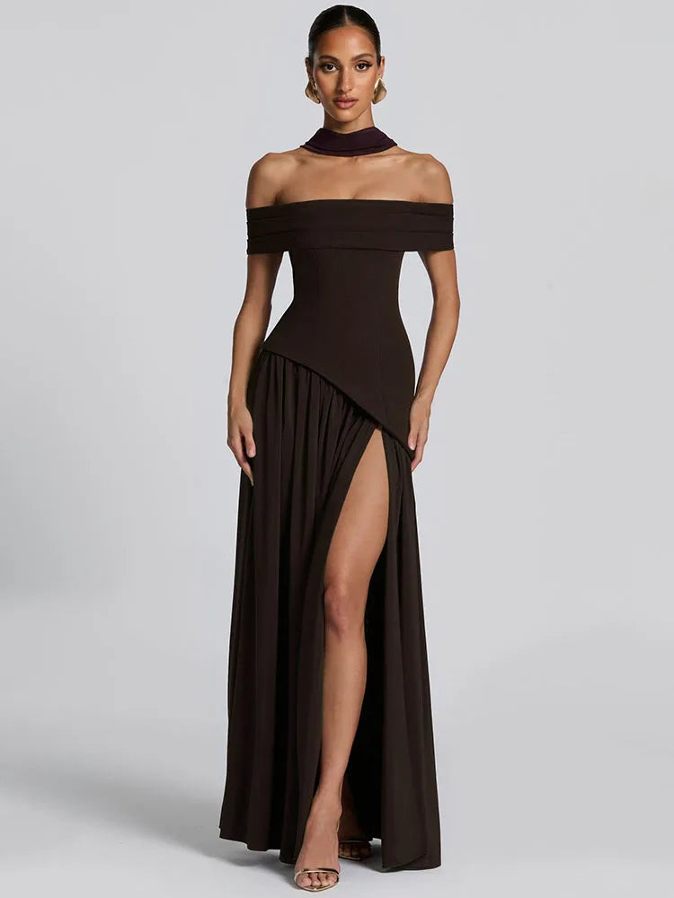 Vestido Feminino Longo Elegante – Alessandra