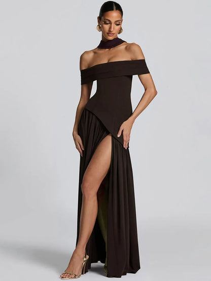 Vestido Feminino Longo Elegante – Alessandra