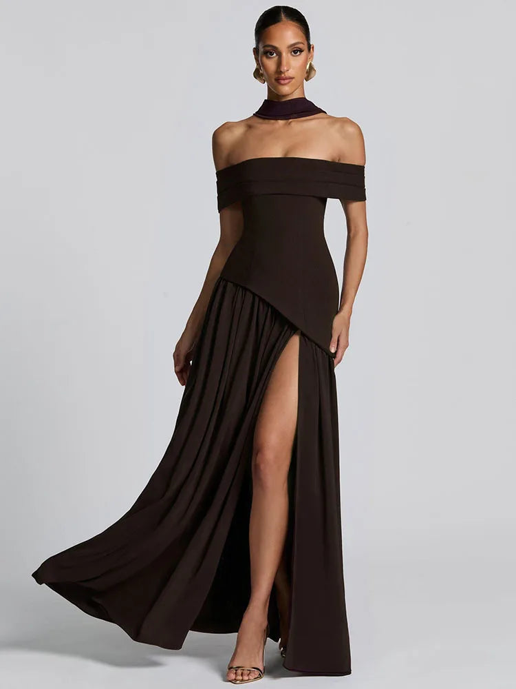 Vestido Feminino Longo Elegante – Alessandra