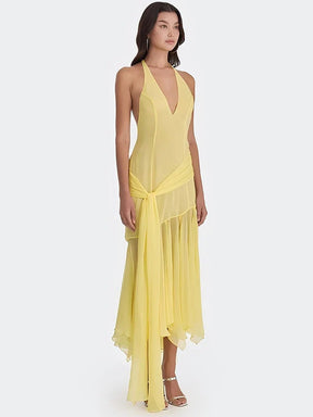 Vestido Midi com Tule Élodie