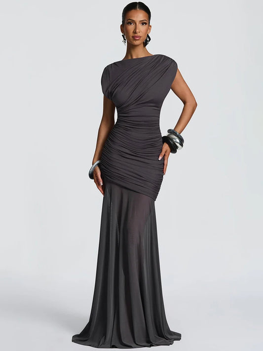 Vestido Feminino Longo Elegante – Valéria