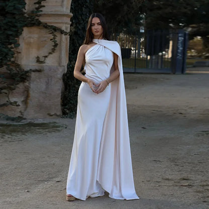 Vestido Longo Elegante com Alça de Fita – Lolita