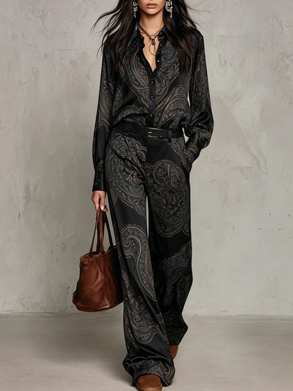 Conjunto Elegante Estampado Chiara
