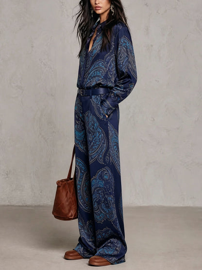 Conjunto Elegante Estampado Chiara