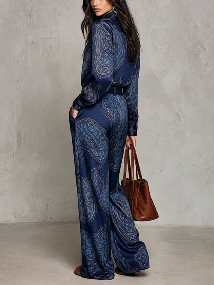 Conjunto Elegante Estampado Chiara