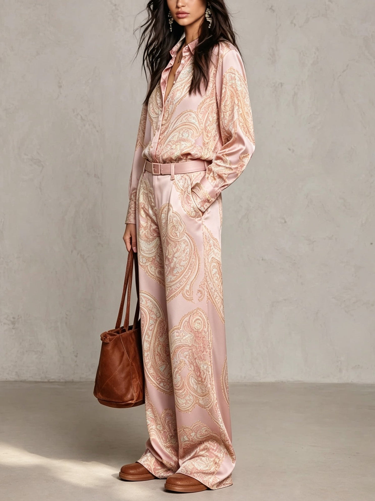 Conjunto Elegante Estampado Chiara