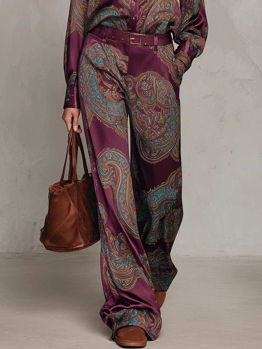 Conjunto Elegante Estampado Chiara