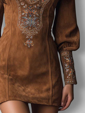Vestido Mini Elegante com Bordado Eugenia