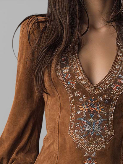 Vestido Mini Elegante com Bordado Eugenia
