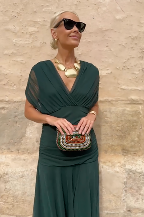 Vestido Maxi Chocolate Tulle